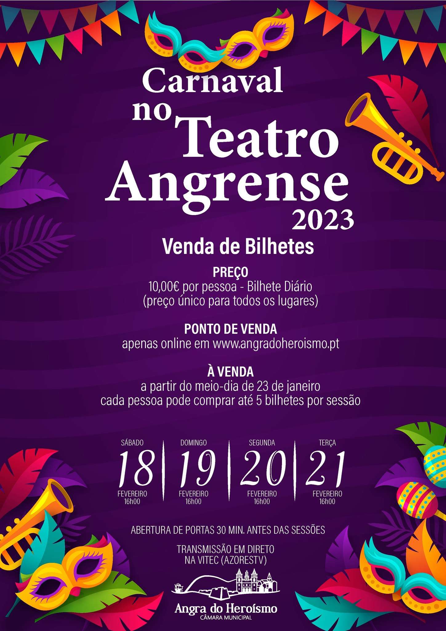 Carnaval no Teatro Angrense 2023